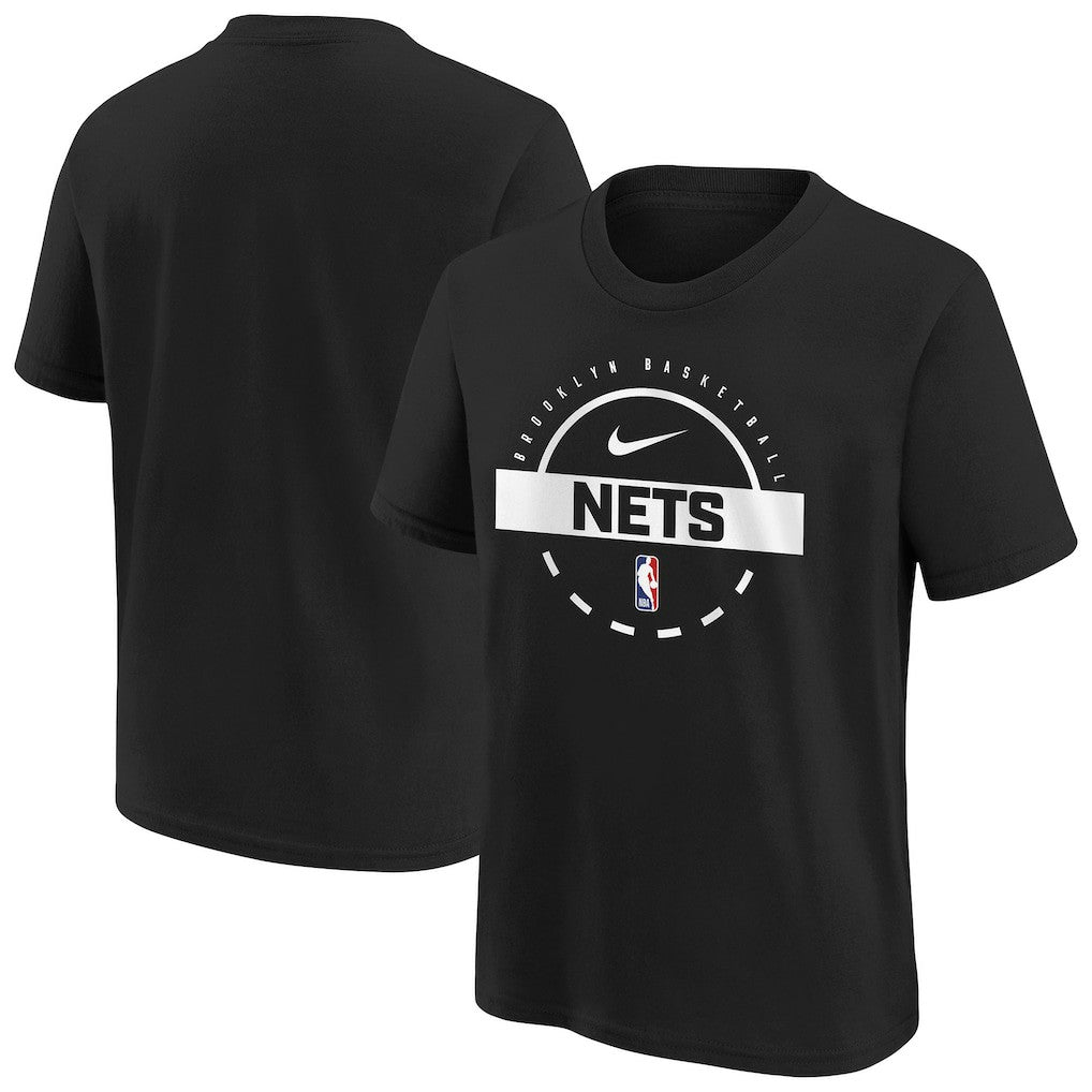 Brooklyn Nets Youth Practice T-Shirt Black - Nike outlet