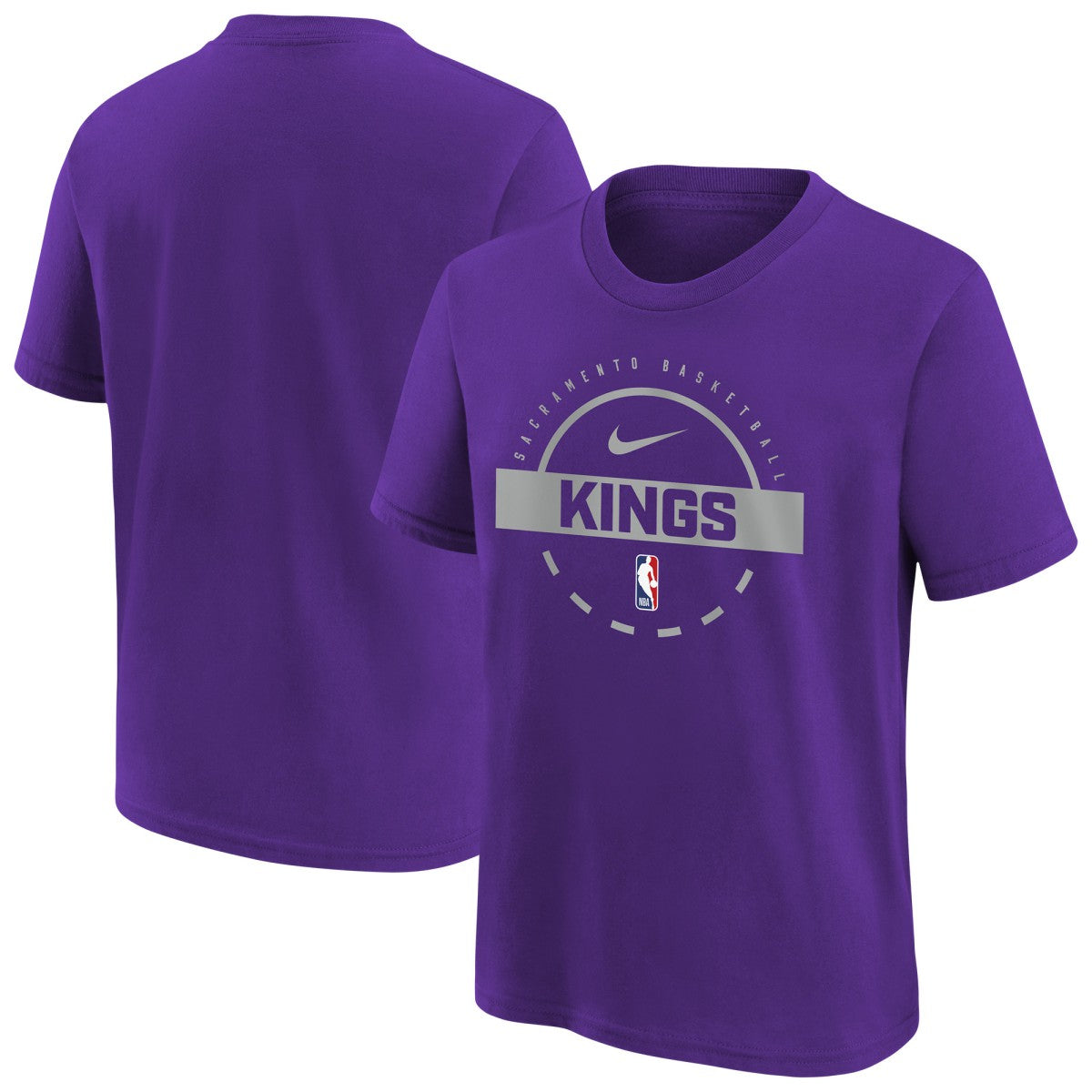 Sacramento Kings Youth Practice T-Shirt Purple - Nike outlet