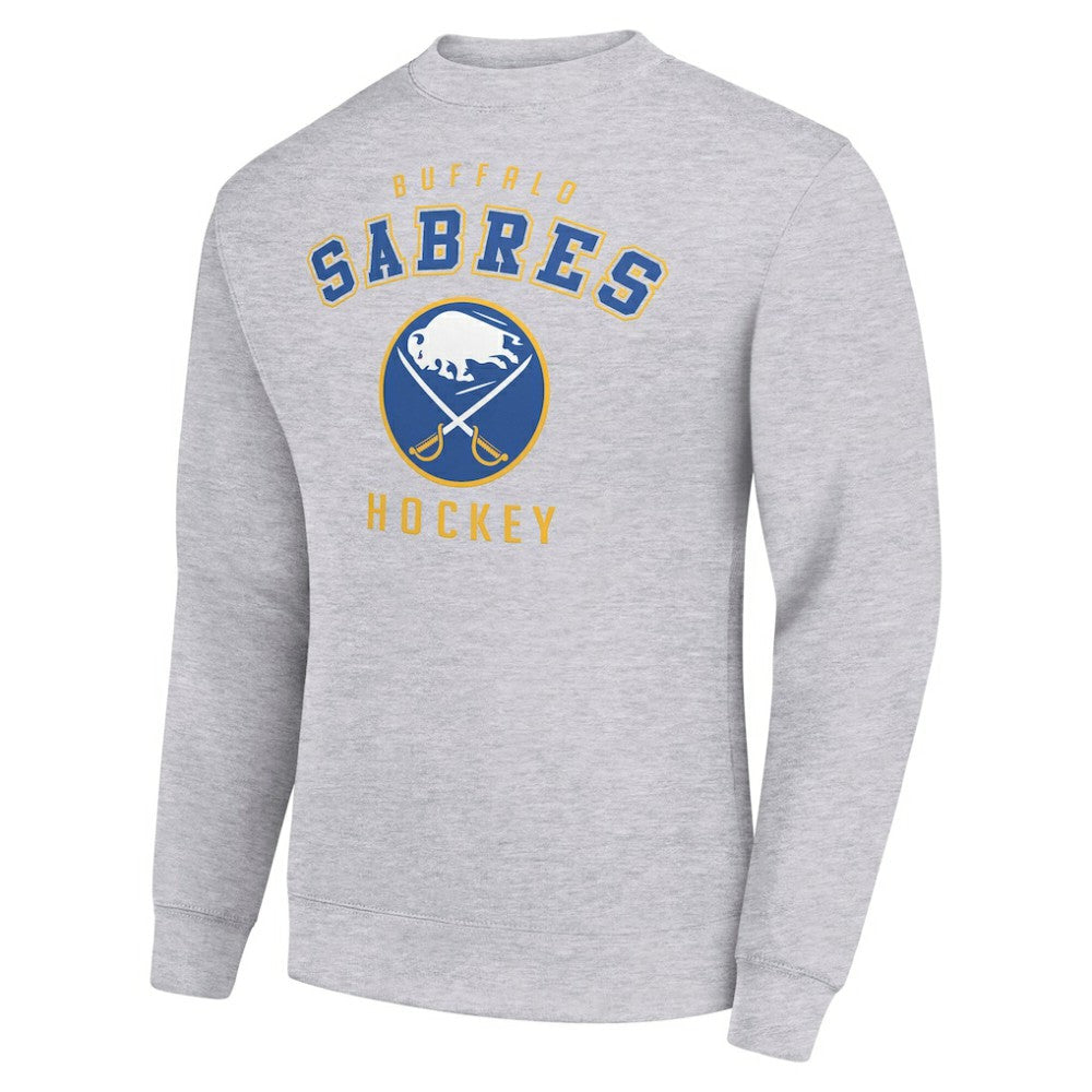 Buffalo Sabres Men's Starter Team Logo Fleece Pullover Sweatshirt - Heather Gray | US 202601560