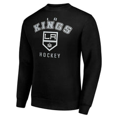 Los Angeles Kings Men's Starter Team Logo Fleece Pullover Sweatshirt - Black | US 202601575