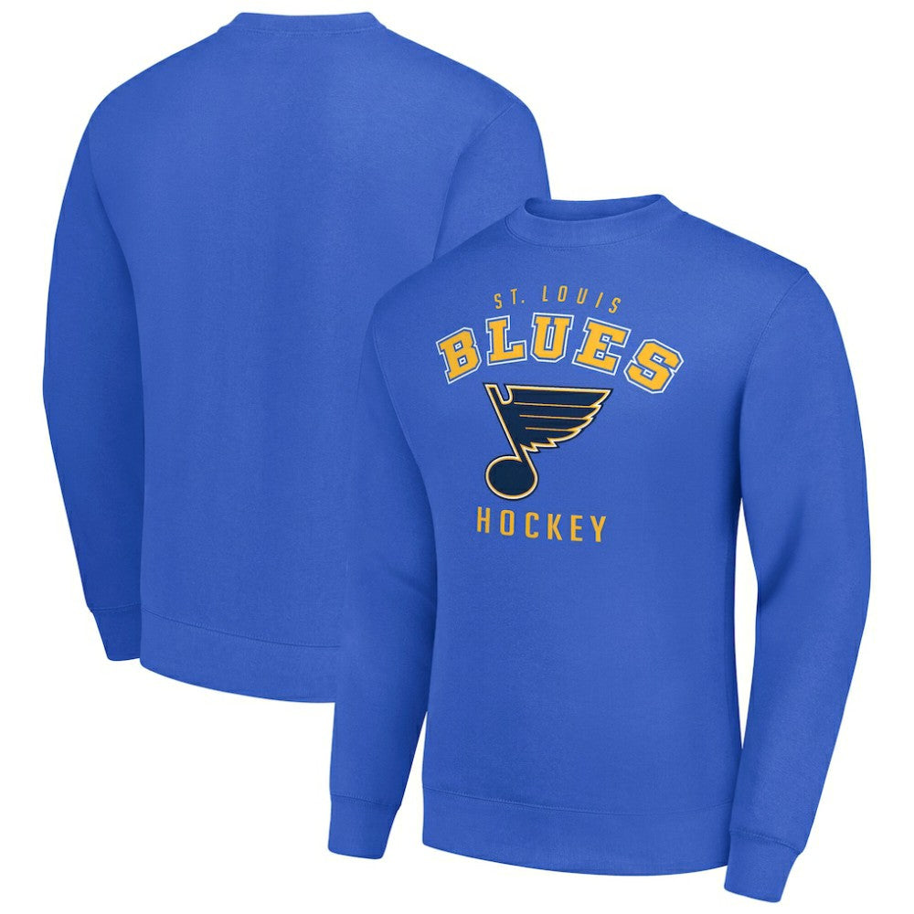 St. Louis Blues Men's Starter Team Logo Fleece Pullover Sweatshirt - Blue | US 202601591