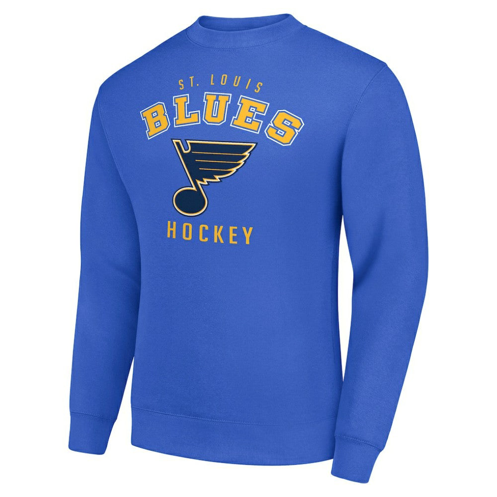 St. Louis Blues Men's Starter Team Logo Fleece Pullover Sweatshirt - Blue | US 202601591