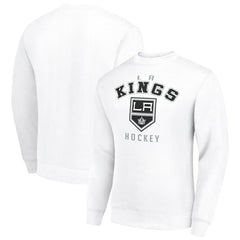 Los Angeles Kings Men's Starter Team Logo Fleece Pullover Sweatshirt - White | US 202601606
