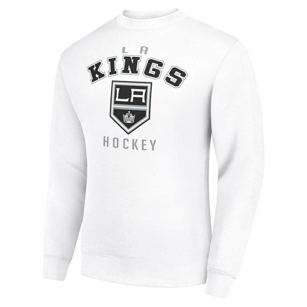 Los Angeles Kings Men's Starter Team Logo Fleece Pullover Sweatshirt - White | US 202601606