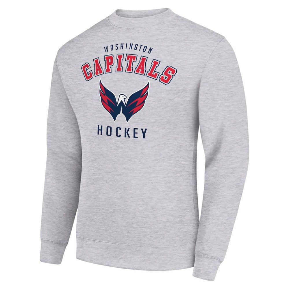 Washington Capitals Men's Starter Team Logo Fleece Pullover Sweatshirt - Heather Gray | US 202601615