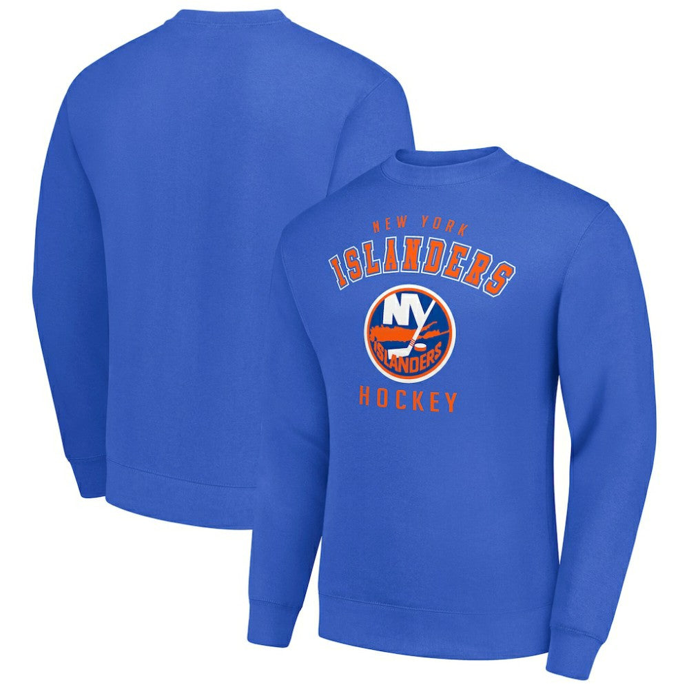 New York Islanders Men's Starter Team Logo Fleece Pullover Sweatshirt - Royal | US 202601628
