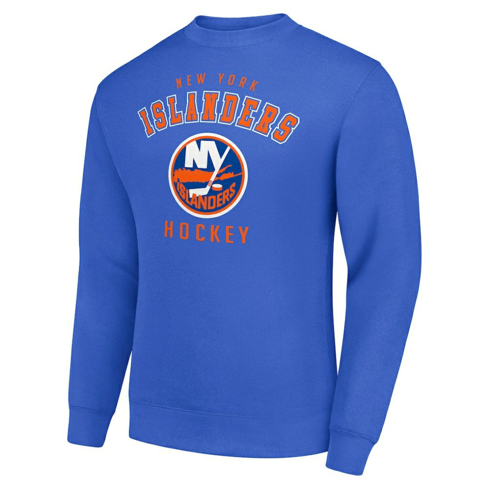 New York Islanders Men's Starter Team Logo Fleece Pullover Sweatshirt - Royal | US 202601628