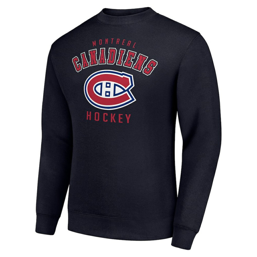 Montreal Canadiens Men's Starter Team Logo Fleece Pullover Sweatshirt - Navy | US 202601629