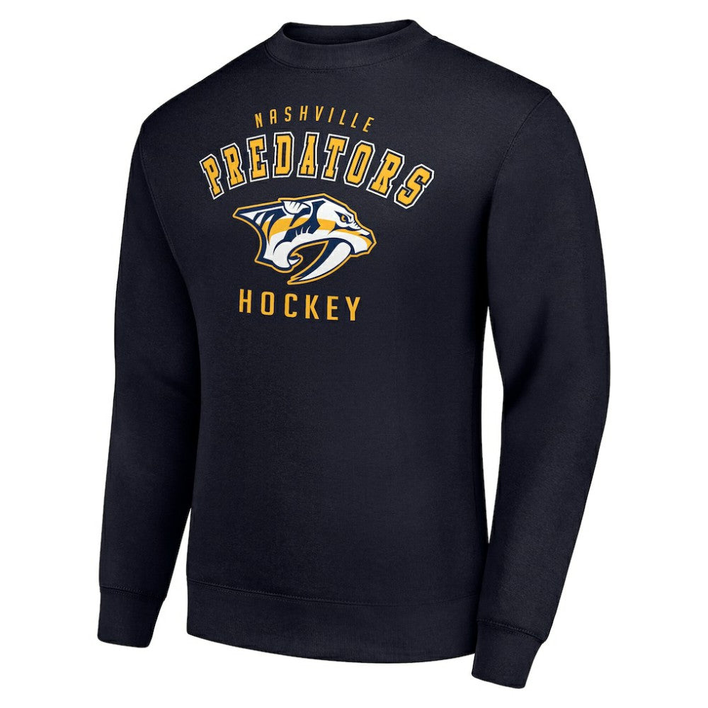 Nashville Predators Men's Starter Team Logo Fleece Pullover Sweatshirt - Navy | US 202601630