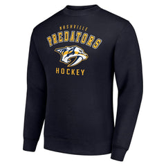 Nashville Predators Men's Starter Team Logo Fleece Pullover Sweatshirt - Navy | US 202601630