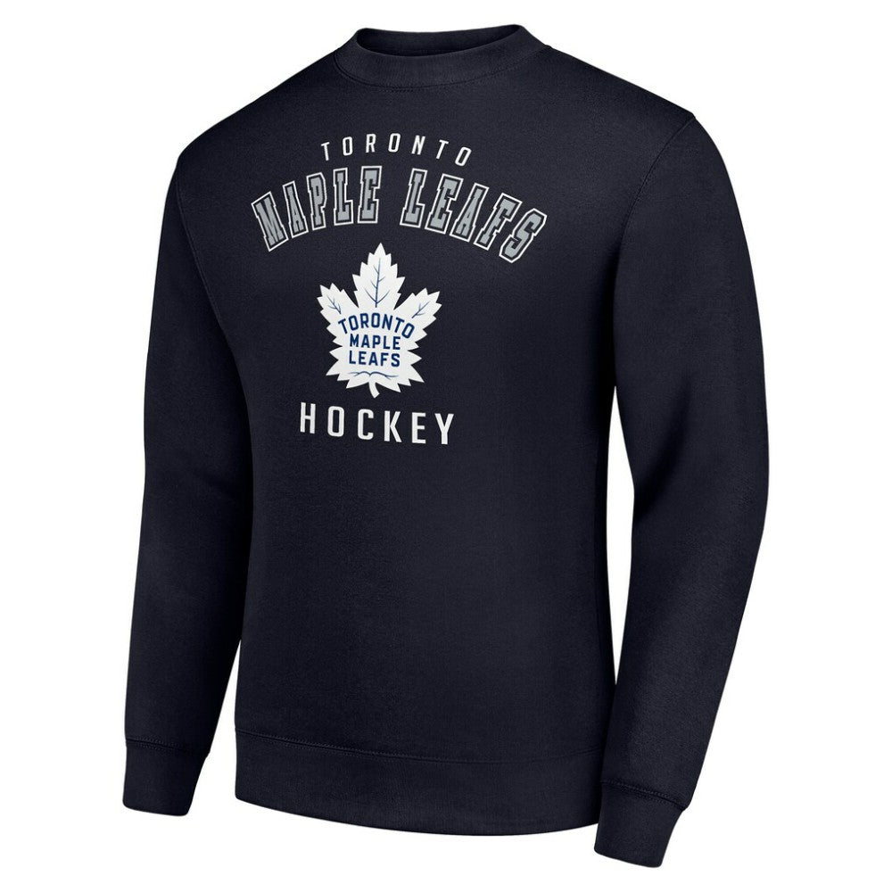 Toronto Maple Leafs Men's Starter Team Logo Fleece Pullover Sweatshirt - Navy | US 202601637