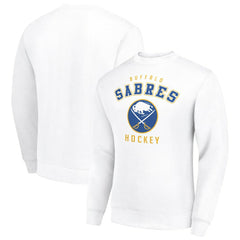 Buffalo Sabres Men's Starter Team Logo Fleece Pullover Sweatshirt - White | US 202601641