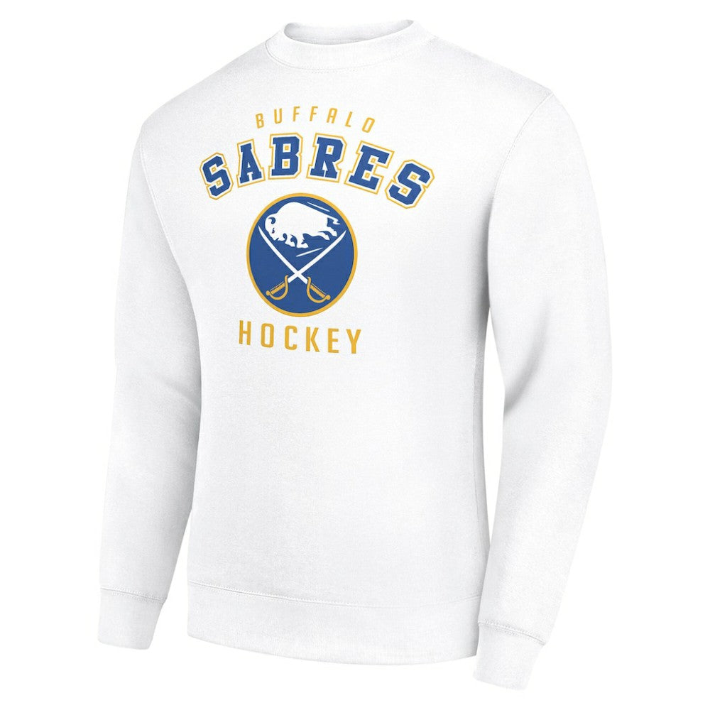 Buffalo Sabres Men's Starter Team Logo Fleece Pullover Sweatshirt - White | US 202601641