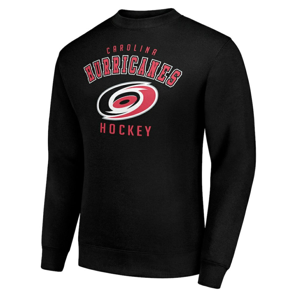 Carolina Hurricanes Men's Starter Team Logo Fleece Pullover Sweatshirt - Black | US 202601649