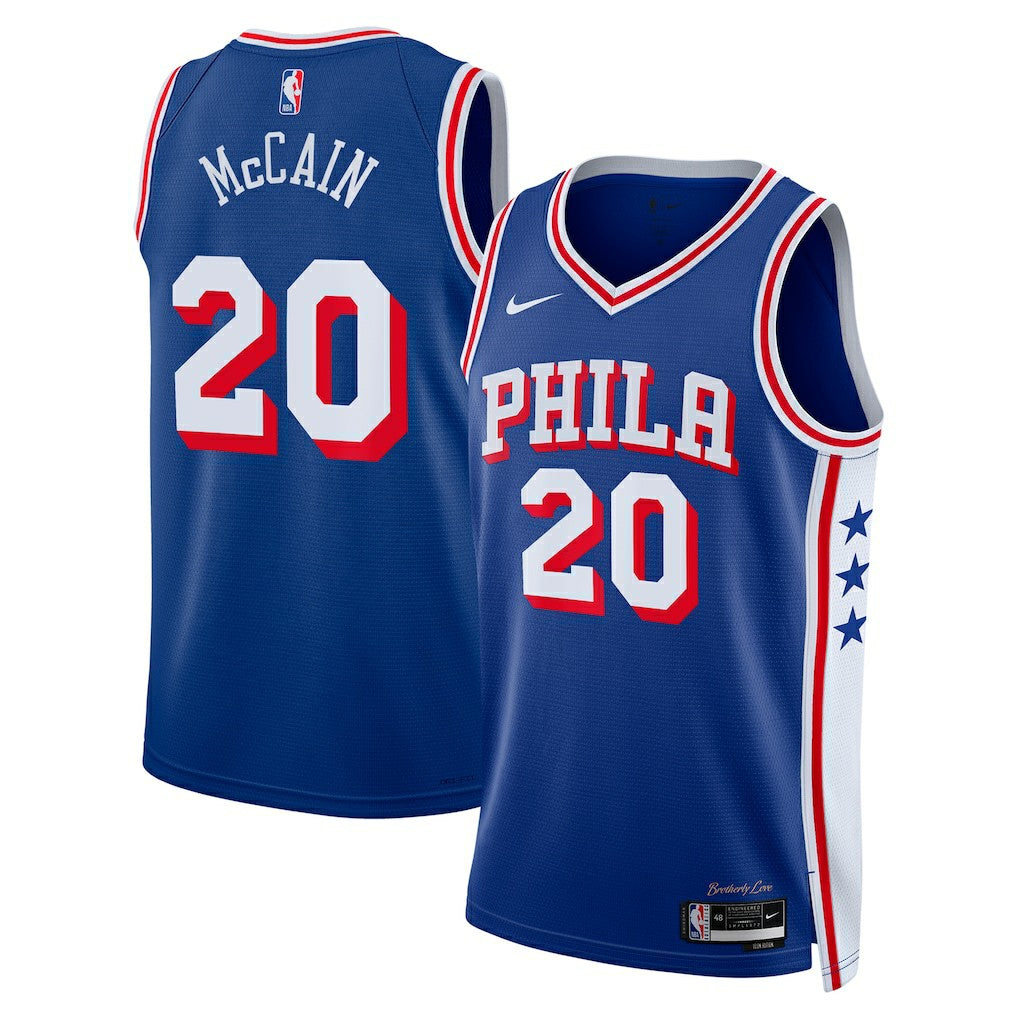 Jared McCain Philadelphia 76ers Swingman Jersey Icon Edition Royal - Nike outlet