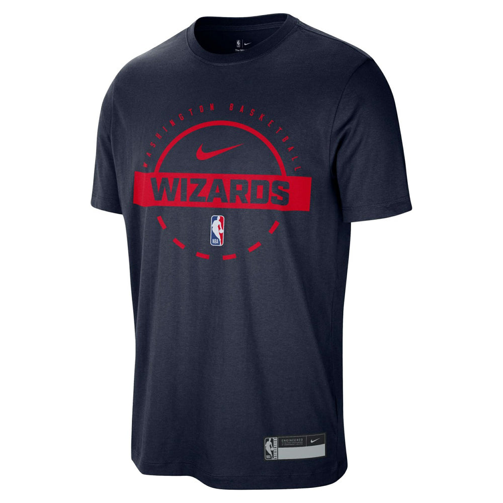 Washington Wizards 2025/26 On-Court Flare Performance Practice T-Shirt Navy - Nike