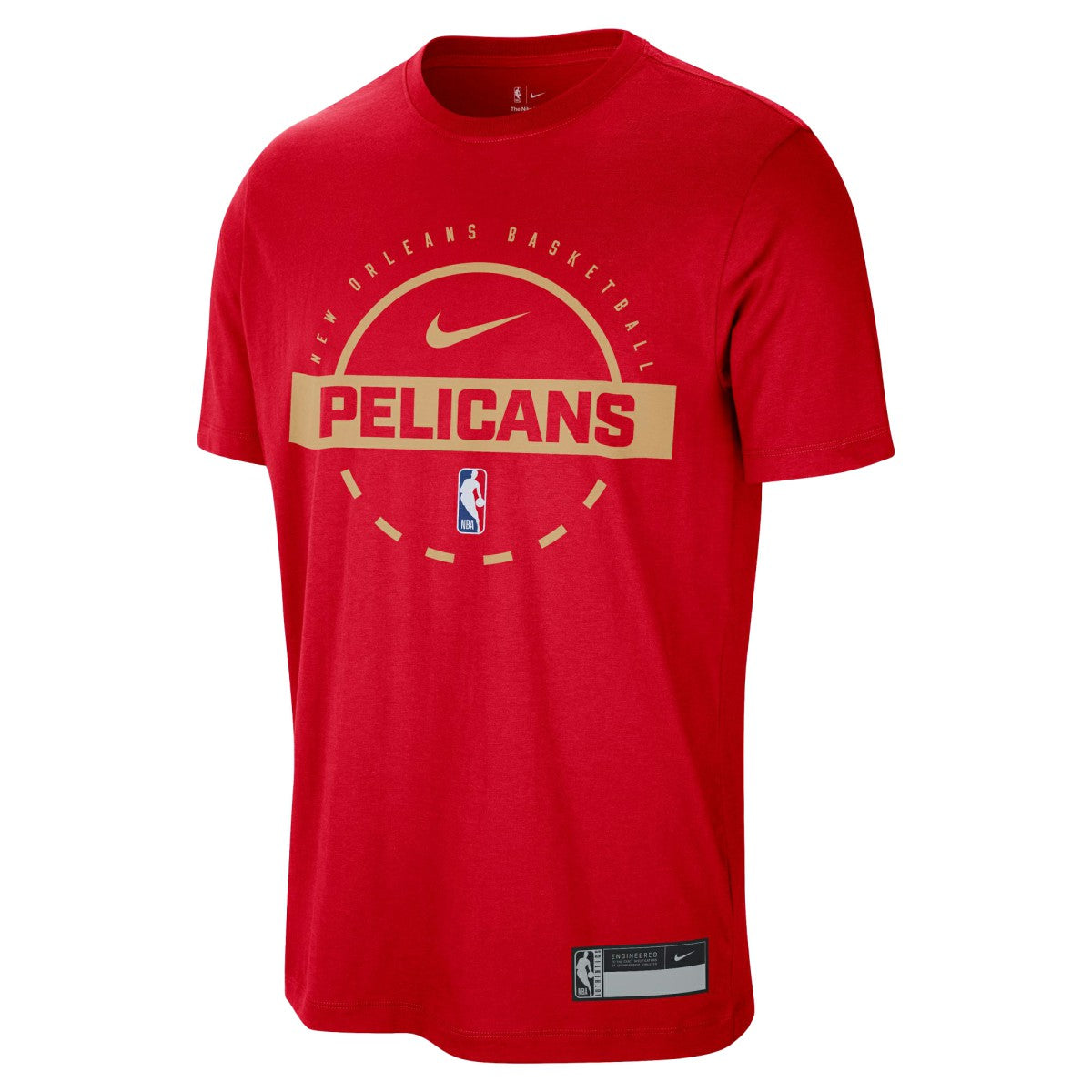 New Orleans Pelicans 2025/26 On-Court Flare Performance Practice T-Shirt Red - Nike