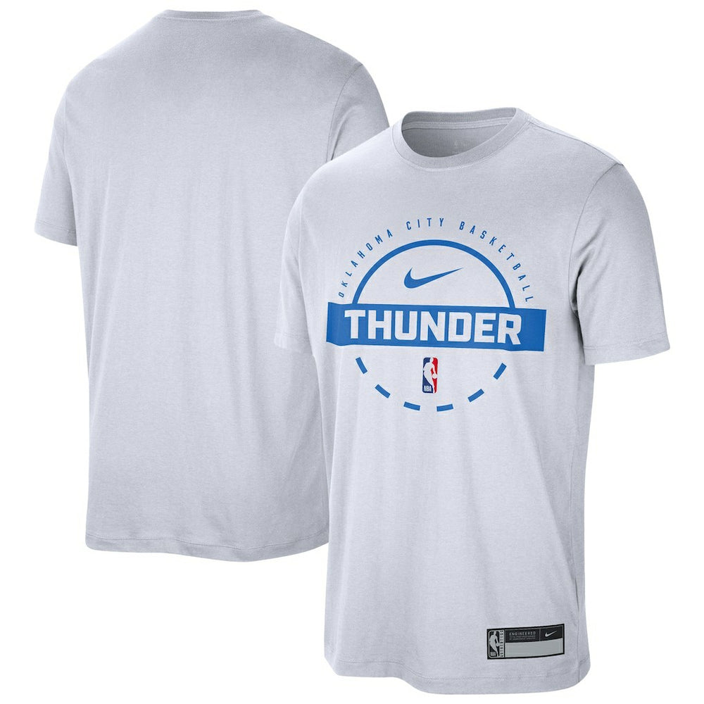 Oklahoma City Thunder 2025/26 On-Court Flare Performance Practice T-Shirt White - Nike outlet