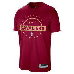 Cleveland Cavaliers 2025/26 On-Court Flare Dri-FIT Tri-Blend Practice T-Shirt Wine - Nike