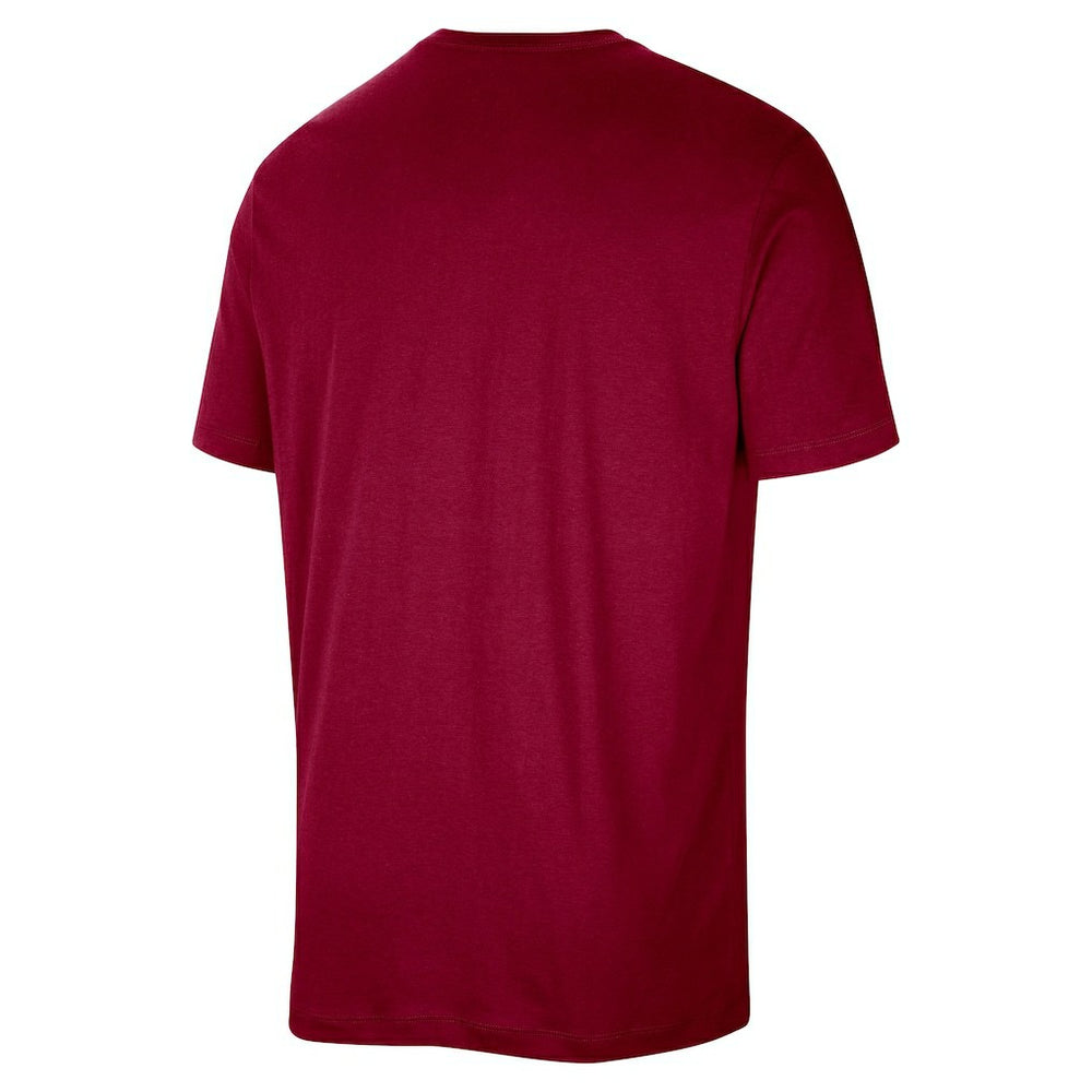 Cleveland Cavaliers 2025/26 On-Court Flare Dri-FIT Tri-Blend Practice T-Shirt Wine - Nike