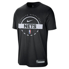 Brooklyn Nets 2025/26 On-Court Flare Performance Practice T-Shirt Black - Nike