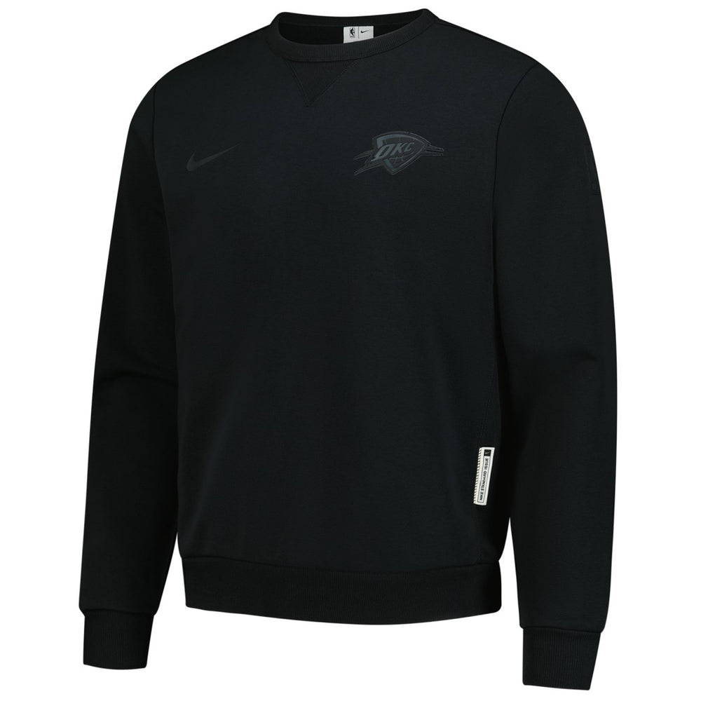 Oklahoma City Thunder Authentic Standard Issue Travel Dri-FIT Sweatshirt Black - Nike