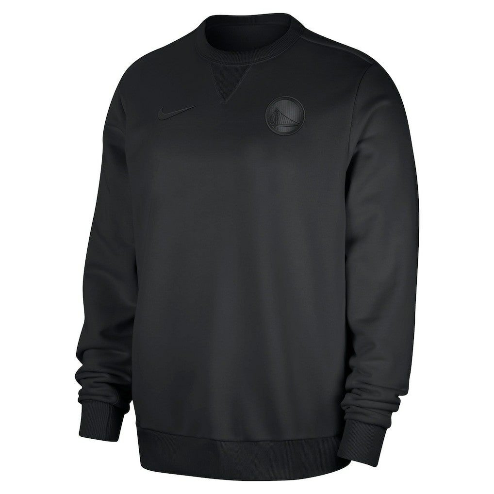 Golden State Warriors Authentic Standard Issue Travel Dri-FIT Sweatshirt Black - Nike