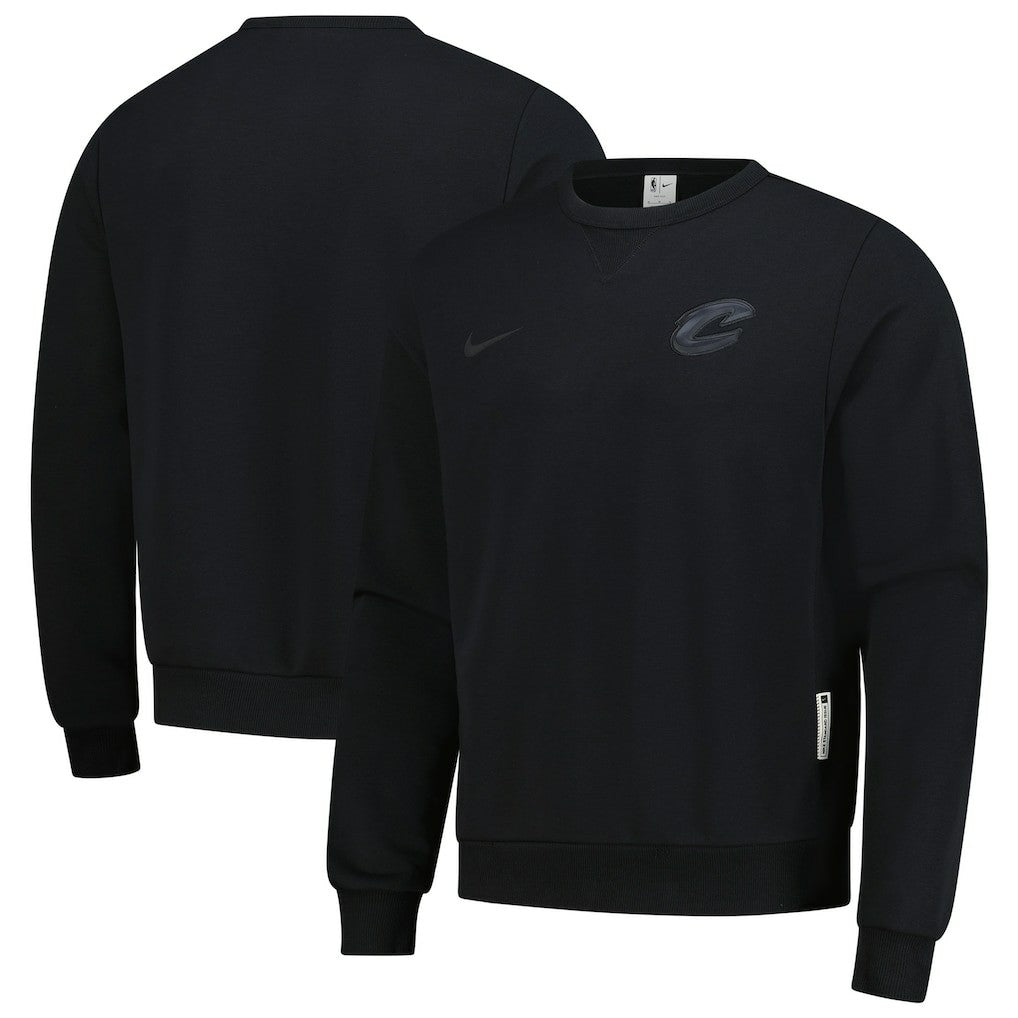 Cleveland Cavaliers Authentic Standard Issue Travel Dri-FIT Sweatshirt Black - Nike