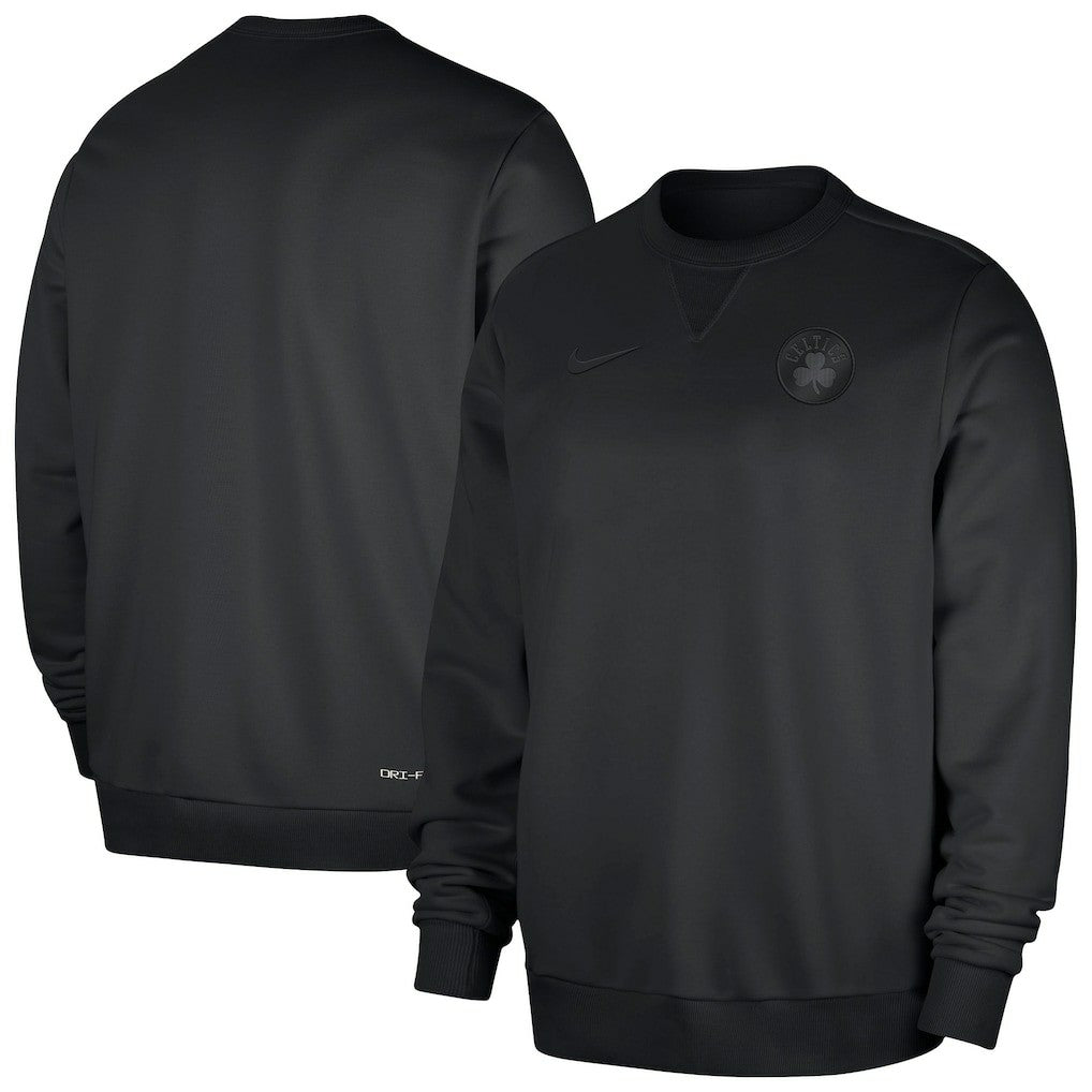 Boston Celtics Authentic Standard Issue Travel Dri-FIT Sweatshirt Black - Nike