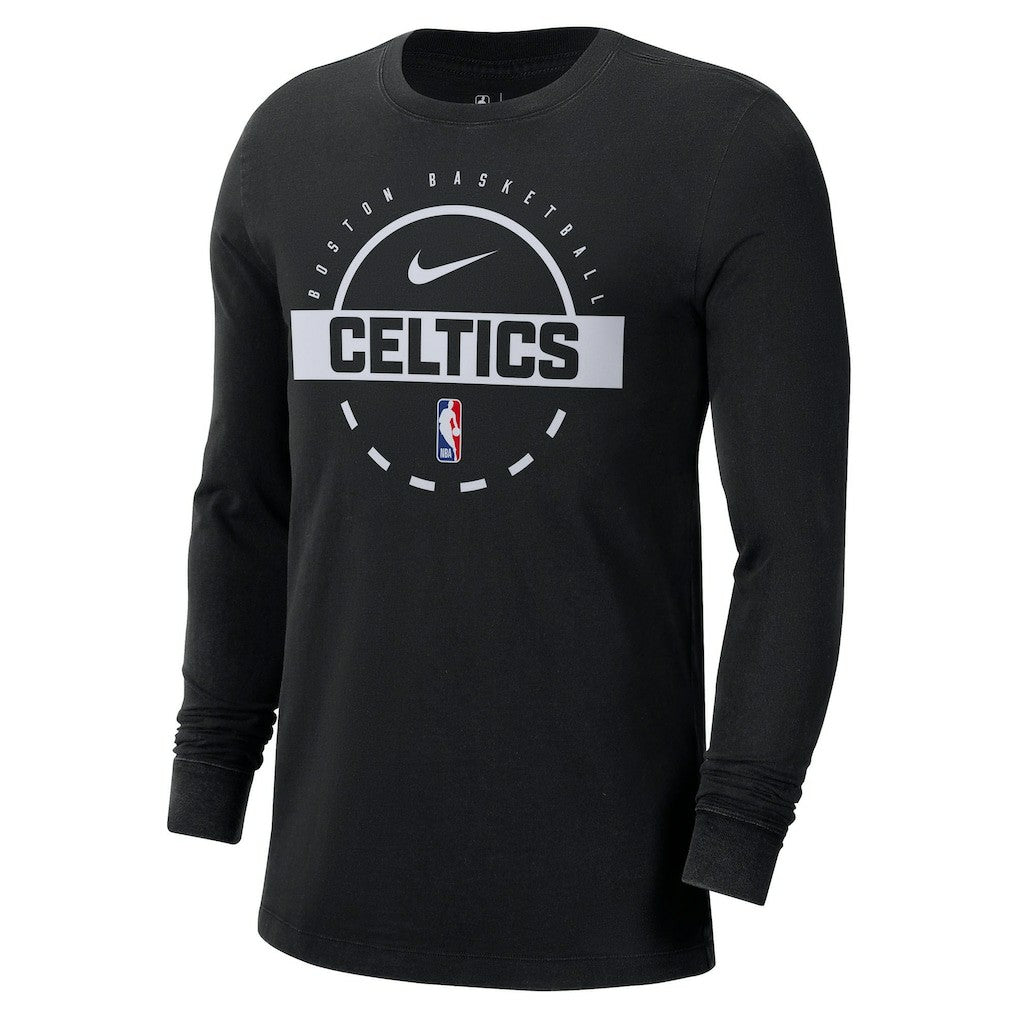 Boston Celtics Authentic Long Sleeve Practice T-Shirt Black - Nike outlet