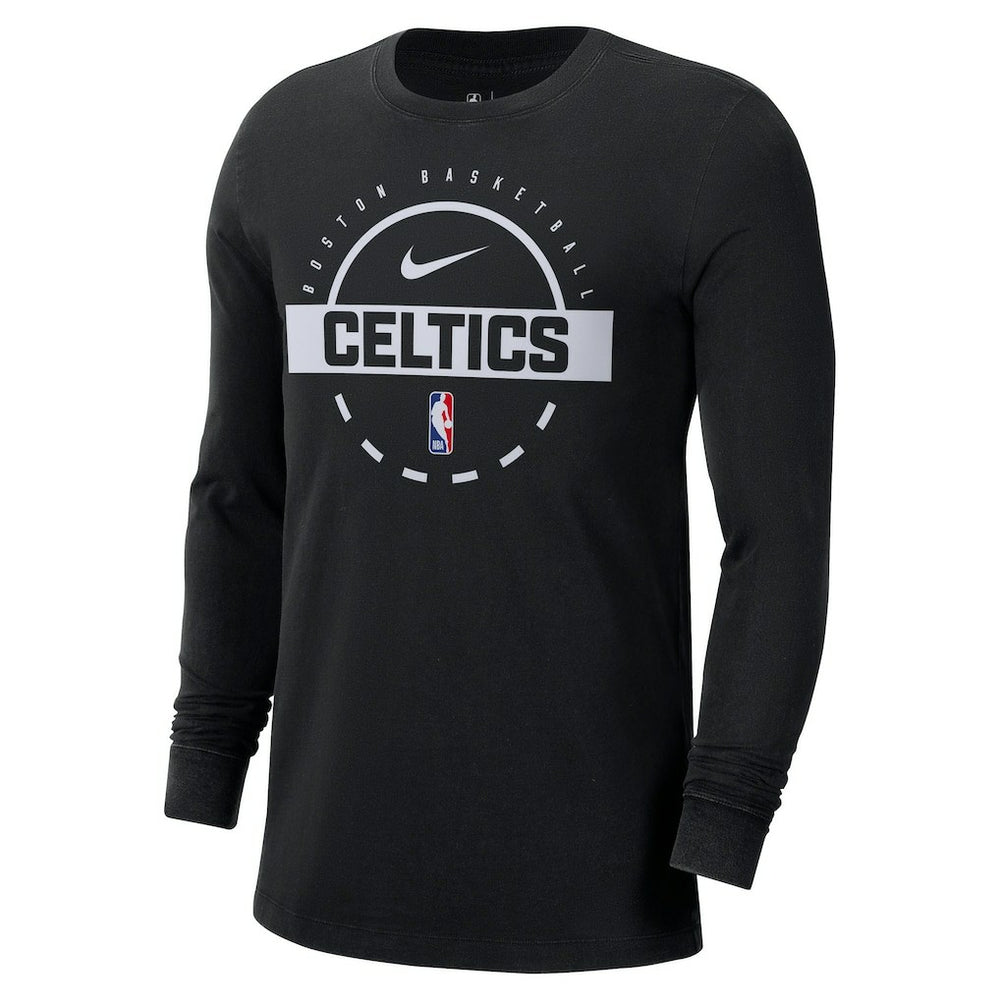 Boston Celtics Authentic Long Sleeve Practice T-Shirt Black - Nike outlet