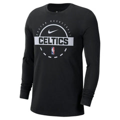 Boston Celtics Authentic Long Sleeve Practice T-Shirt Black - Nike outlet