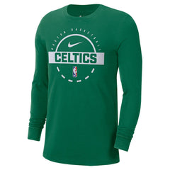 Boston Celtics Authentic Long Sleeve Practice T-Shirt Kelly Green - Nike outlet