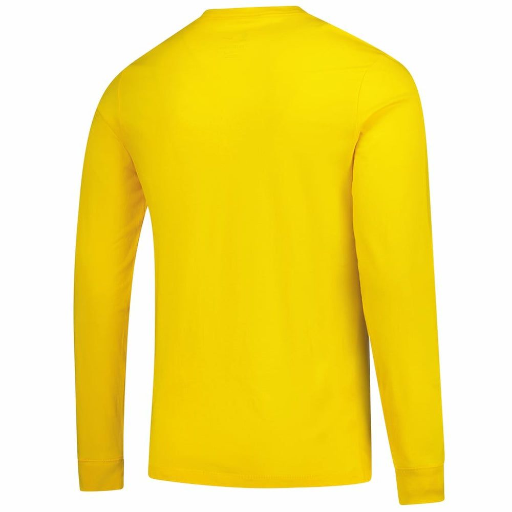 Indiana Pacers Authentic Long Sleeve Practice T-Shirt Gold - Nike