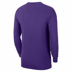 Los Angeles Lakers Authentic Long Sleeve Practice T-Shirt Purple - Nike