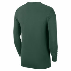 Milwaukee Bucks Authentic Long Sleeve Practice T-Shirt Hunter Green - Nike