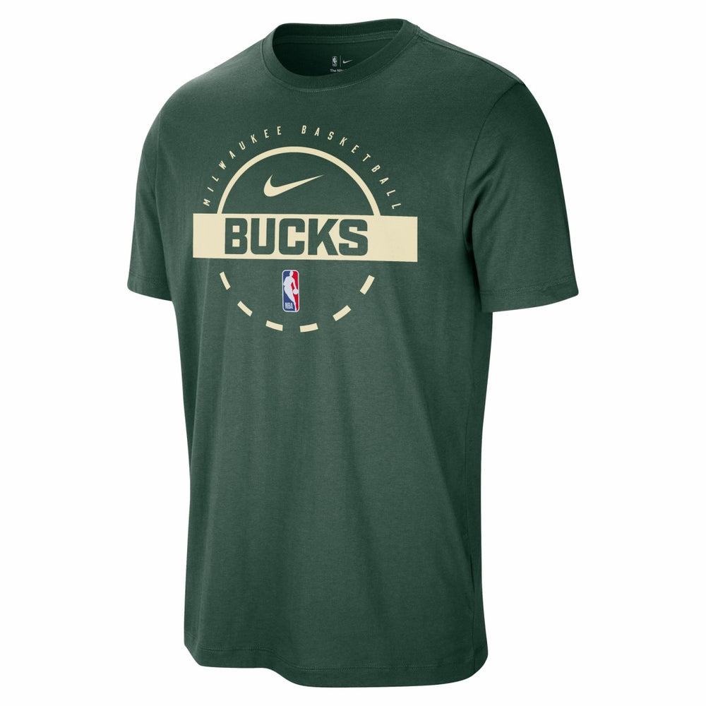 Milwaukee Bucks Authentic Practice T-Shirt Hunter Green - Nike