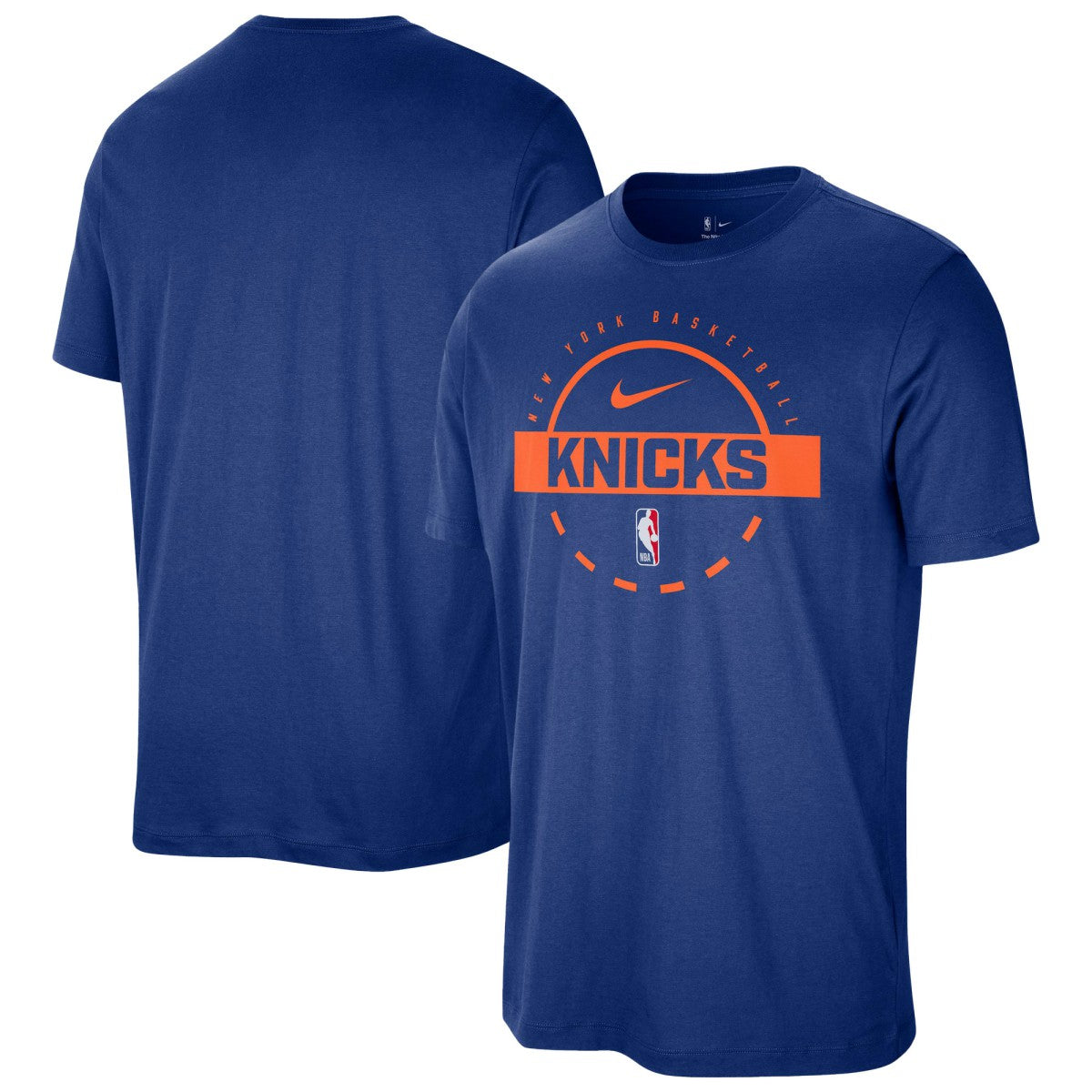 New York Knicks Authentic Practice T-Shirt Blue - Nike