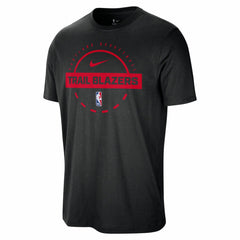 Portland Trail Blazers Authentic Practice T-Shirt Black - Nike