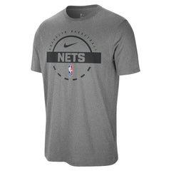 Brooklyn Nets Authentic Practice T-Shirt Charcoal - Nike