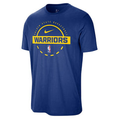 Golden State Warriors Authentic Practice T-Shirt Royal - Nike