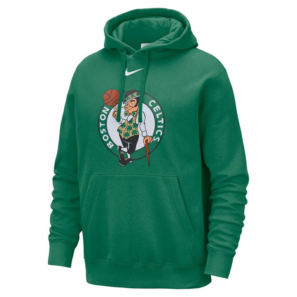 Boston Celtics Essential Logo Club Pullover Hoodie Kelly Green - Nike