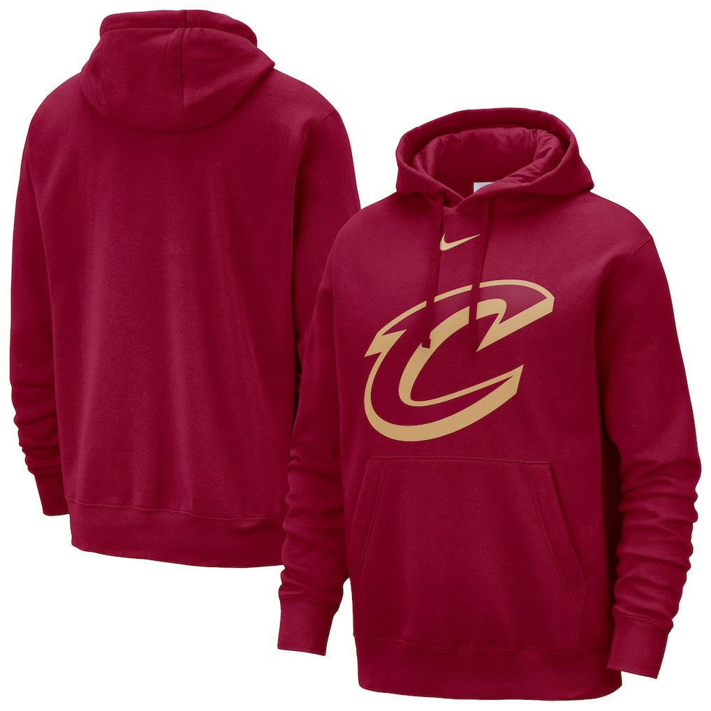Cleveland Cavaliers Essential Logo Club Pullover Hoodie Wine - Nike outlet