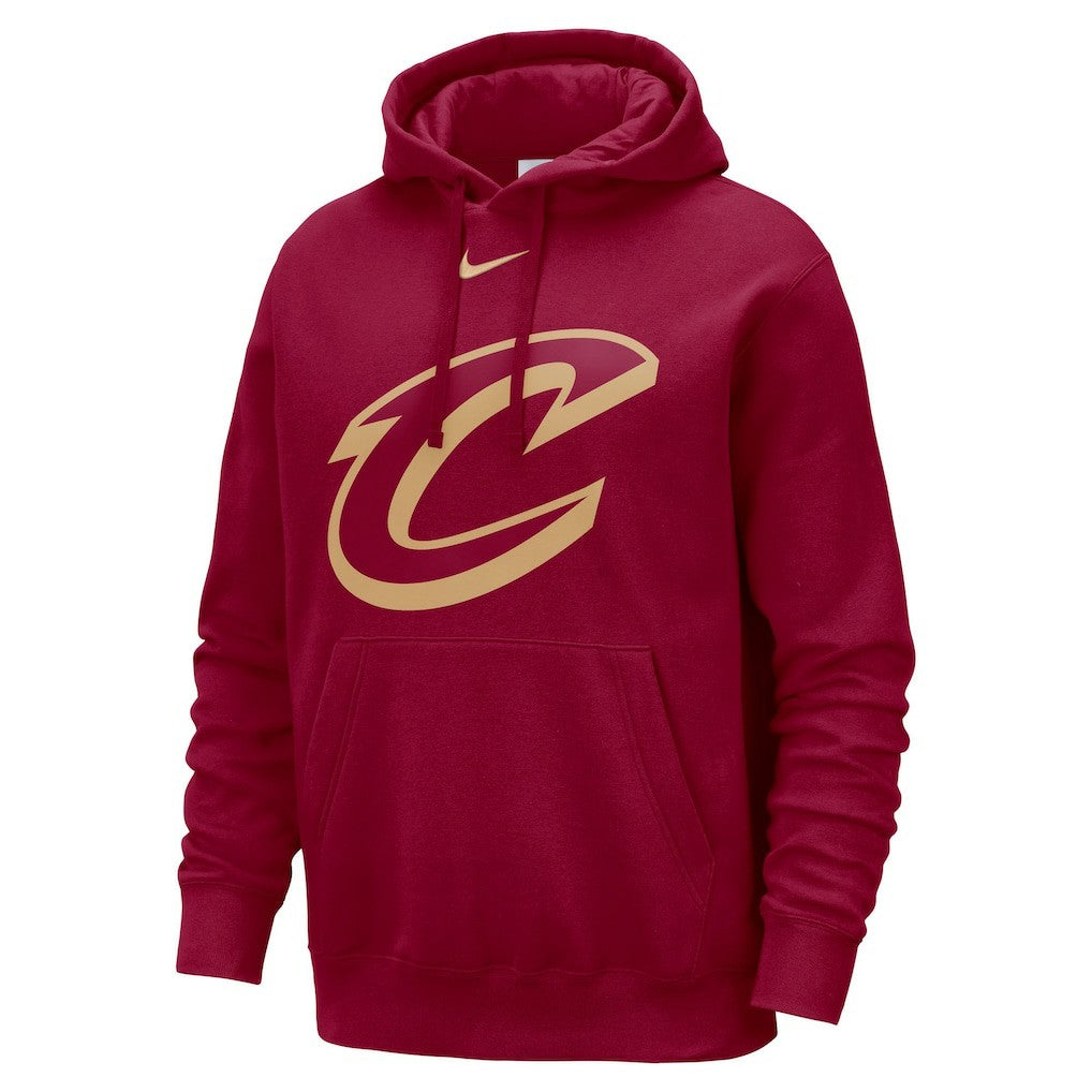 Cleveland Cavaliers Essential Logo Club Pullover Hoodie Wine - Nike outlet