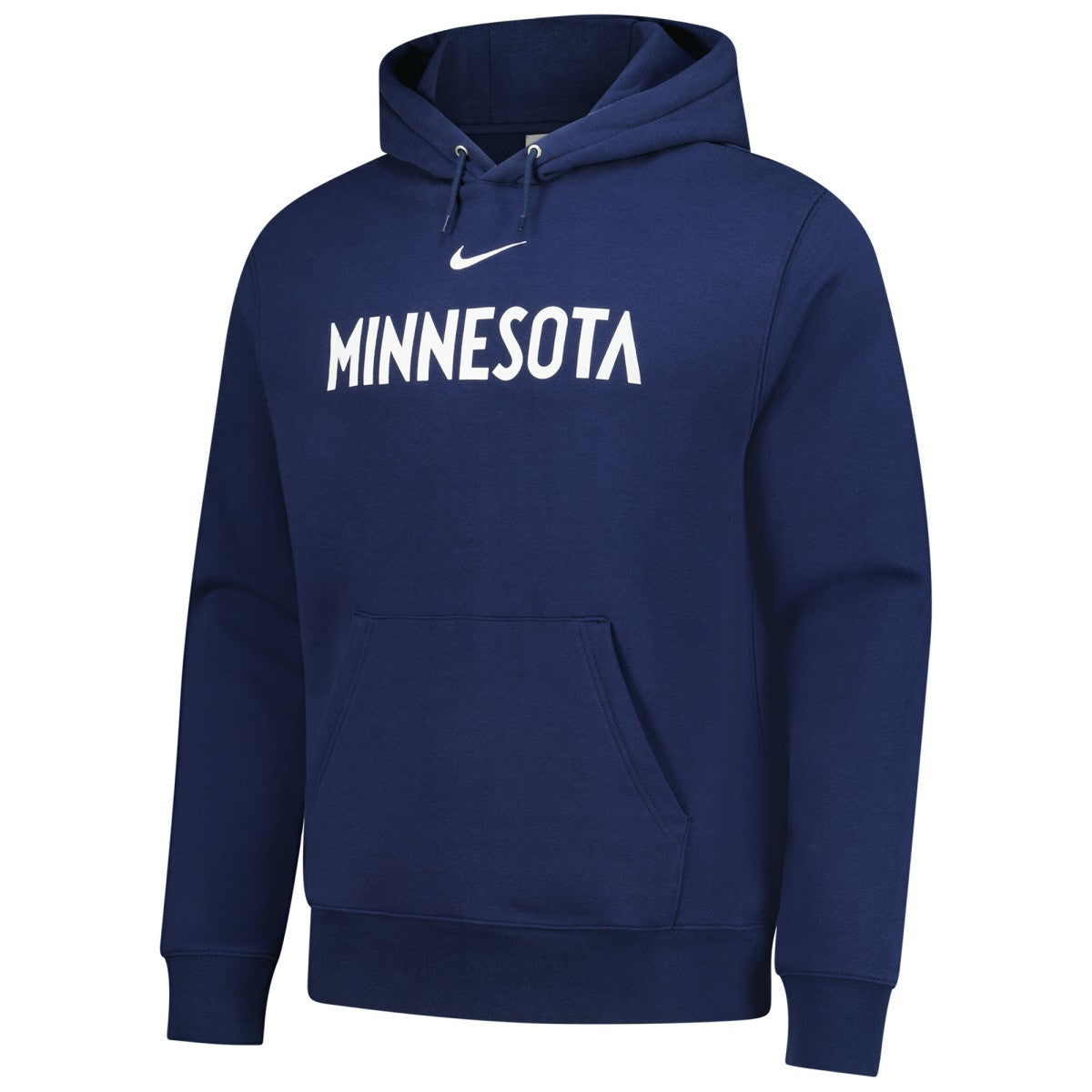 Minnesota Timberwolves Sportswear Essential Wordmark Club Hoodie Navy - Nike