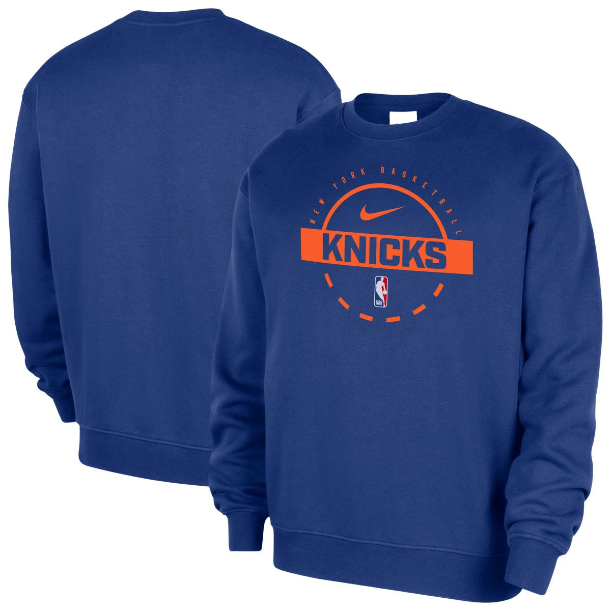 New York Knicks 2025/26 Authentic Practice Club Sweatshirt Blue - Nike outlet