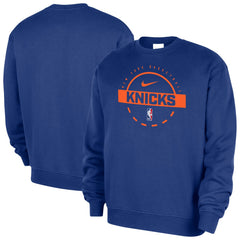 New York Knicks 2025/26 Authentic Practice Club Sweatshirt Blue - Nike outlet