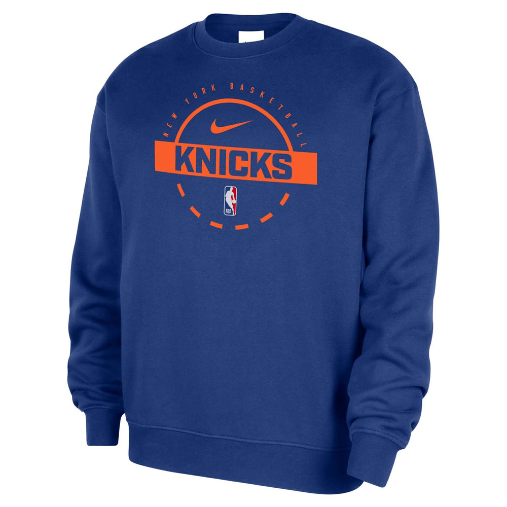 New York Knicks 2025/26 Authentic Practice Club Sweatshirt Blue - Nike outlet