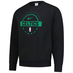 Boston Celtics 2025/26 Authentic Practice Club Sweatshirt Black - Nike