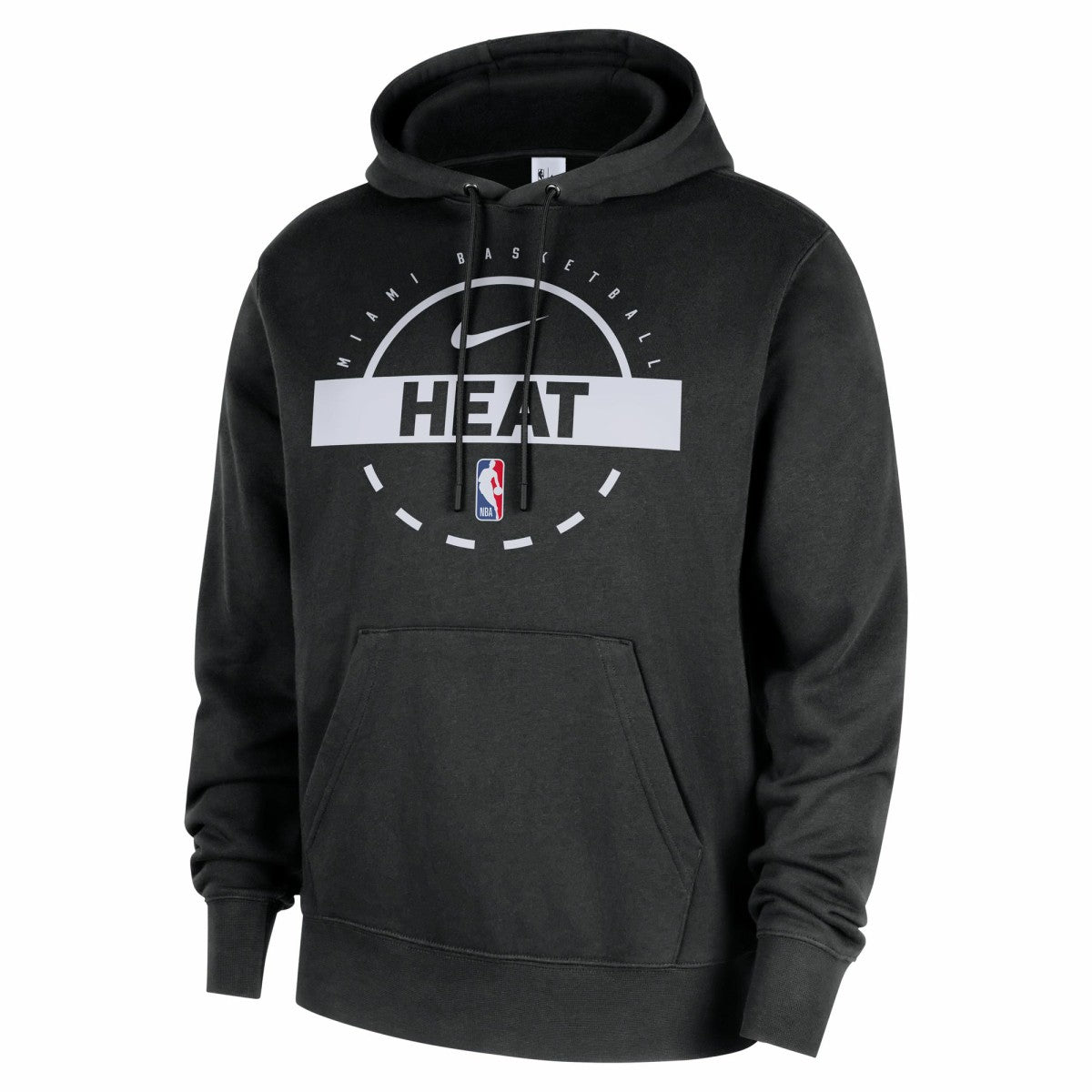 Miami Heat 2025/26 Authentic Practice Club Pullover Hoodie Black - Nike